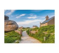 1000 Pièces De Puzzles en Papier，Côte de Granit Rose，Jeu De Jouets pour Enfants Adultes - Classique Dessin Puzzle Occasionnel Éducation（50x70cm）-AE23