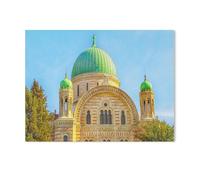1000 Pièces De Puzzles en Papier，Grande Synagogue, Florence - Toscane，Jeu De Jouets pour Enfants Adultes - Classique Dessin Puzzle Occasionnel Éducation（50x70cm）-Z90
