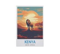 1000 Pièces De Puzzles en Papier，Kenya, Afrique du Sud，Jeu De Jouets pour Enfants Adultes - Classique Dessin Puzzle Occasionnel Éducation（38x26cm）-FZ66