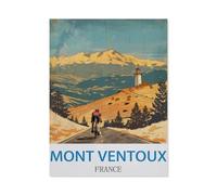 1000 Pièces De Puzzles en Papier，Mont Ventoux, France，Jeu De Jouets pour Enfants Adultes - Classique Dessin Puzzle Occasionnel Éducation（50x70cm）-P10