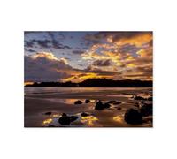 1000 Pièces De Puzzles en Papier，Nouvelle-Zélande - Baie Mercury，Jeu De Jouets pour Enfants Adultes - Classique Dessin Puzzle Occasionnel Éducation（38x26cm）-BA54