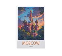 1000 Pièces De Puzzles pour Adultes Et Enfants,Moscou, Russie,Jouet De Jeu Familial | Jeu Éducatif | Décoration Murale À La Maison | Choix De Cadeaux(75x50cm)-AJ35