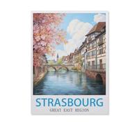 1000 Pièces De Puzzles pour Adultes Et Enfants，Strasbourg, Grande Région Est，Jouet De Jeu Familial | Jeu Éducatif | Décoration Murale À La Maison | Choix De Cadeaux（50x70cm）-GL91
