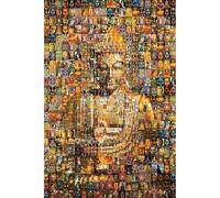 1000 pièces de Puzzles pour Adultes, Puzzles en Papier Jodharma Siddharth Bouddha, adaptés à la Famille et aux Amis Numéro