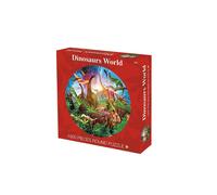 1000 Pièces Des Milliers De Couleurs Serie De Bobines Arc-En-Ciel Cadeau Pour Enfants Puzzle Jouet Jouets Educatifs, Monde Des Dinosaures (Rond)