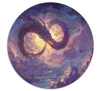 1000 Pièces Dragon Puzzles Divertissement Créatif Activités Familiales Stimulantes Créatures fantastiques Casse-tête Qualité Premium pour Adultes 1000pcs (67.5x67.5cm)