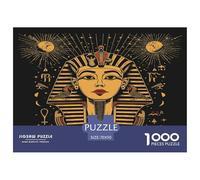 1000 Pièces Égyptiens Anciens Puzzles Jeu De Puzzle Activités Familiales Stimulantes Pharaoh Totem Puzzles Classiques Qualité Premium pour Adultes 70x50cm/1000pcs