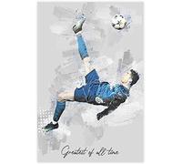 1000 pièces en bois Puzzle Cristiano Ronaldo Poster Joueur de football de football Enfants Adultes Jouets dagogique jeu Puzzles 1000 Piece 29.5x19.6inch(75x50cm) Sans Cadre