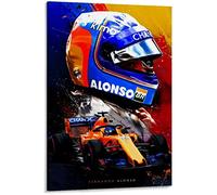 1000 pièces en bois Puzzle Fernando Alonso Champion du monde des pilotes de course F1 Enfants Adultes Jouets dagogique jeu Puzzles 1000 Piece 29.5x19.6inch(75x50cm) Sans Cadre