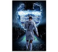 1000 pièces en bois Puzzle Football Sport Célébrité Cristiano Ronaldo Enfants Adultes Jouets dagogique jeu Puzzles 1000 Piece 29.5x19.6inch(75x50cm) Sans Cadre