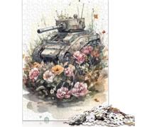 1000 pièces Envoyer des fleurs, pas des chars pour adultes Puzzles difficiles pour adultes Puzzles amusants pour les familles 1000 pièces (75x50 cm)