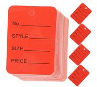 1000 Pièces Étiquettes de Prix pour Vêtements Étiquettes Suspendues Papier Durables Élégantes Parfaites pour Utilisation Magasin