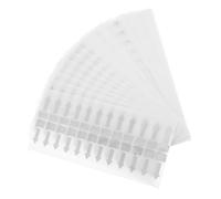 1000 Pièces Étiquettes Fléchées Adhésives PET 40x15mm, Rouges | Transparence Discrète, Adhérence Multi-supports, sans Résidu Collant, pour Cartons et Enveloppes