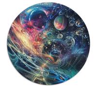 1000 Pièces Fantastique Cosmique Puzzles Jeu De Société Adulte Activités Familiales Stimulantes Illusion rêveuse Casse-tête Qualité Premium pour Adultes 1000pcs (67.5x67.5cm)