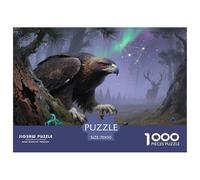 1000 Pièces Faune Sauvage Puzzle Familial Aigle Puzzle Adulte Cadeau Stimulant Puzzle Difficile Activité Familiale Parfaite Adultes Et Enfants Dès 14 Ans 70x50cm/1000pcs