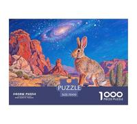 1000 Pièces Faune Sauvage Puzzle Familial Lapin Puzzle Adulte Cadeau Stimulant Puzzle Difficile Illustration - Premium Adultes Et Enfants Dès 14 Ans 70x50cm/1000pcs
