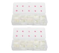 1000 Pièces Faux Ongles Blancs Abs, Design Nail Art DIY | Conseils pour Manucure, Faciles à Poser et Solide, Lot Double, pour Créations Personnalisées