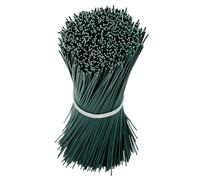 1000 Pièces Fil de Fer à Lier Réutilisable pour Jardinage, Câbles et | Acier Galvanisé et Caoutchouc, Longueur Ajustable par Découpe, Maintien Soigné des Fils, Serrage, Potager, Festival