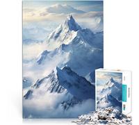 1000 Pieces for Adults Gifts Mountains in Winter for Ages 14 and Over Each Piece is Unique - Fun and challenging Game for The Whole Family As a Gift for The Whole Family and Friends。