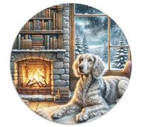 1000 Pièces German Wirehaired Pointeur Puzzles Divertissement Créatif Pièces Parfaitement Assorties Cute Animaux Casse-tête Qualité Premium pour Adultes 1000pcs (67.5x67.5cm)