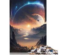 1000 pièces Grand Canyon Planetary Creative Square Puzzle pour Adultes et Puzzles en Bois, Jeux de Puzzle de Soulagement du Stress et Unique 1000 Pièces (75x50cm)
