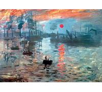 1000 Pieces Impression Lever De Soleil De Monet Peinture À l'huile Célèbre Jeux pour Adultes Puzzles pour Décoration Murale