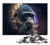1000 pièces Jigsaw Puzzle Jeu Singe Puzzle pour Adultes Puzzles en Bois Grand Cadeau pour Adultes (Taille 50x75cm)