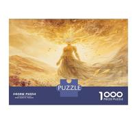 1000 Pièces La déesse de l'aube Puzzles Jeu De Puzzle Pièces Parfaitement Assorties The Desert Royaume des Fleurs Puzzles Classiques Qualité Premium pour Adultes 52x38cm/1000pcs