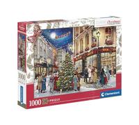 1000 pièces - La Promenade de noël | Boîte compacte avec poster inclus, collection Classic Holiday fabriquée en Italie, de 14 ans à adulte