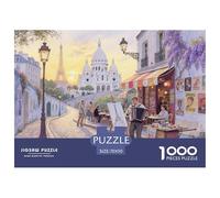 1000 Pièces Landmarks de la Ville Puzzle Familial Cathédrale Saint Paul Puzzle Adulte Défi Jouets Puzzle Difficile Décoration Familiale Adultes Et Enfants Dès 14 Ans 70x50cm/1000pcs