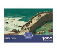 1000 Pièces L'architecture Chinoise Ancienne Puzzle Amusant Divertissement Créatif Pièces Parfaitement Assorties Style Chinois Casse-tête Qualité Premium pour Adultes 38x26cm/1000pcs