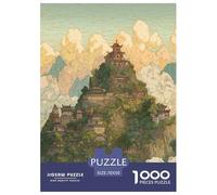 1000 Pièces L'architecture Chinoise Ancienne Puzzle Amusant Jeu De Société Adulte Activités Familiales Stimulantes Style Chinois Casse-tête Qualité Premium pour Adultes 70x50cm/1000pcs