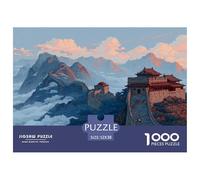 1000 Pièces L'architecture Chinoise Ancienne Puzzles Divertissement Créatif Activités Familiales Stimulantes Style Chinois Casse-tête Qualité Premium pour Adultes 52x38cm/1000pcs