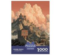 1000 Pièces L'architecture Chinoise Ancienne Puzzles Jeu De Société Adulte Activités Familiales Stimulantes Style Chinois Casse-tête Qualité Premium pour Adultes 70x50cm/1000pcs