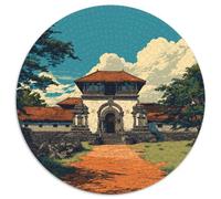 1000 Pièces L'architecture Chinoise Ancienne Puzzles Jeu De Société Adulte Pièces Parfaitement Assorties Style Chinois Casse-tête Qualité Premium pour Adultes 1000pcs (67.5x67.5cm)