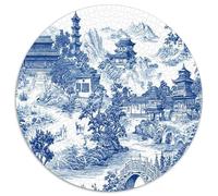 1000 Pièces L'architecture Chinoise Ancienne Puzzles Jeu De Société Adulte Style Chinois Casse-tête Activités Familiales Stimulantes Qualité Premium pour Adultes 1000pcs (67.5x67.5cm)