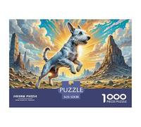1000 Pièces Le Cairn Terrier Jeu Éducatif Puzzle Adulte Cadeau Stimulant Puzzle Difficile Activité Familiale Parfaite Parfait pour Les Soirées De Jeu 52x38cm/1000pcs