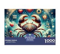 1000 Pièces Le Cancer Puzzle Familial Le Cancer Puzzle Adulte Cadeau Stimulant Puzzle Difficile Illustration - Premium Adultes Et Enfants Dès 14 Ans 38x26cm/1000pcs