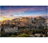 1000 Pieces Le Temple du Parthénon À L'Acropole D'Athènes Grèce Puzzles De Grandes Pièces pour Adultes Jouet Éducatif pour Jeux Créatifs Puzzles en Bois