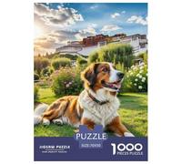 1000 Pièces Lhassa Apso Puzzles Jeu De Puzzle Pièces Parfaitement Assorties Qualité Premium Animal Mignon Puzzle De Qualité Supérieure pour Adultes 70x50cm/1000pcs