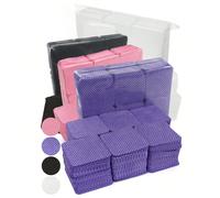 1000 pièces Lingettes démaquillantes pour vernis à ongles sans peluches - résistantes à l'acétone, conviennent pour la préparation des ongles et le retrait du vernis gel, peuvent être utilisées pour l