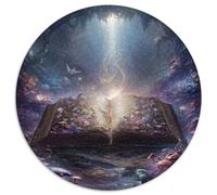 1000 Pièces Livre Magique Puzzles Divertissement Créatif Activités Familiales Stimulantes Tomé de la forêt enchantée Casse-tête Qualité Premium pour Adultes 1000pcs (67.5x67.5cm)