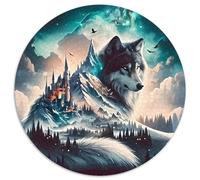 1000 Pièces Loup Puzzles Jeu De Société Adulte Pièces Parfaitement Assorties Wild Life Casse-tête Qualité Premium pour Adultes 1000pcs (67.5x67.5cm)