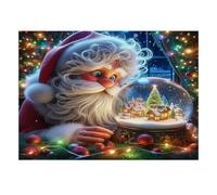 1000 Pièces Mini Puzzle Boule de Neige Noël pour Adultes | 52x38cm Carton, Décoration Maison, Coupe Précise, Cadeau Anniversaire, Détente Esprit