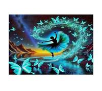 1000 Pièces Mini Puzzle Danseuse Papillon pour Adultes | 38x26cm Carton, Décoration de Chambre, Coupe Précise, Cadeau Anniversaire, Détente Esprit