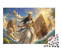 1000 Pièces Mini Puzzle Égypte Animaux pour Adultes | 38x26cm Carton Décoration Bureau Coupe Précise Détente Familiale