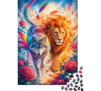 1000 Pièces Mini Puzzle Elfe Dragon pour Adultes | 38x26cm Carton Décoration Salon Coupe Précise Cadeau Anniversaire Détente
