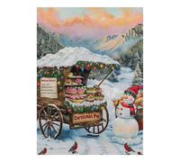 1000 Pièces Mini Puzzle Famille Bonhomme Chariot Dessert Relaxant