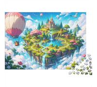 1000 Pièces Mini Puzzle Île Fantastique pour Adultes | 52x38cm Carton Décoration Salon Coupe Précise Cadeau Anniversaire Détente Esprit
