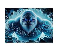 1000 Pièces Mini Puzzle Monstre de Glace pour Adultes | 52x38cm Carton Décoration Maison Finition Précise Cadeau Anniversaire Détente Esprit
